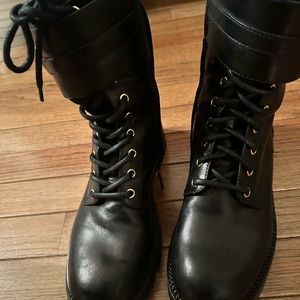 Authentic Versace Safety Pin Combat Boot. Worn twice. Price negotiatiable